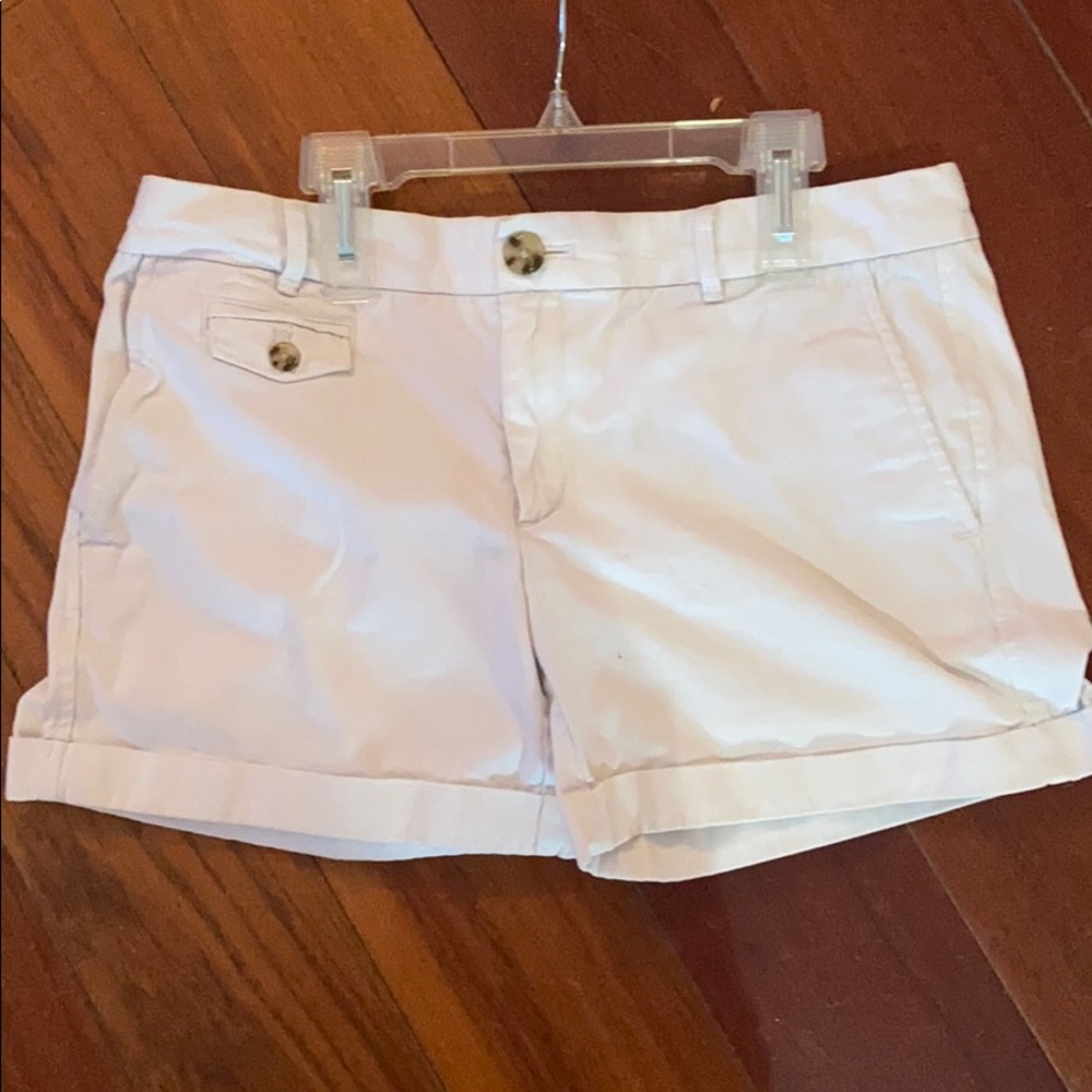 Banana Republic White Shorts Size 6